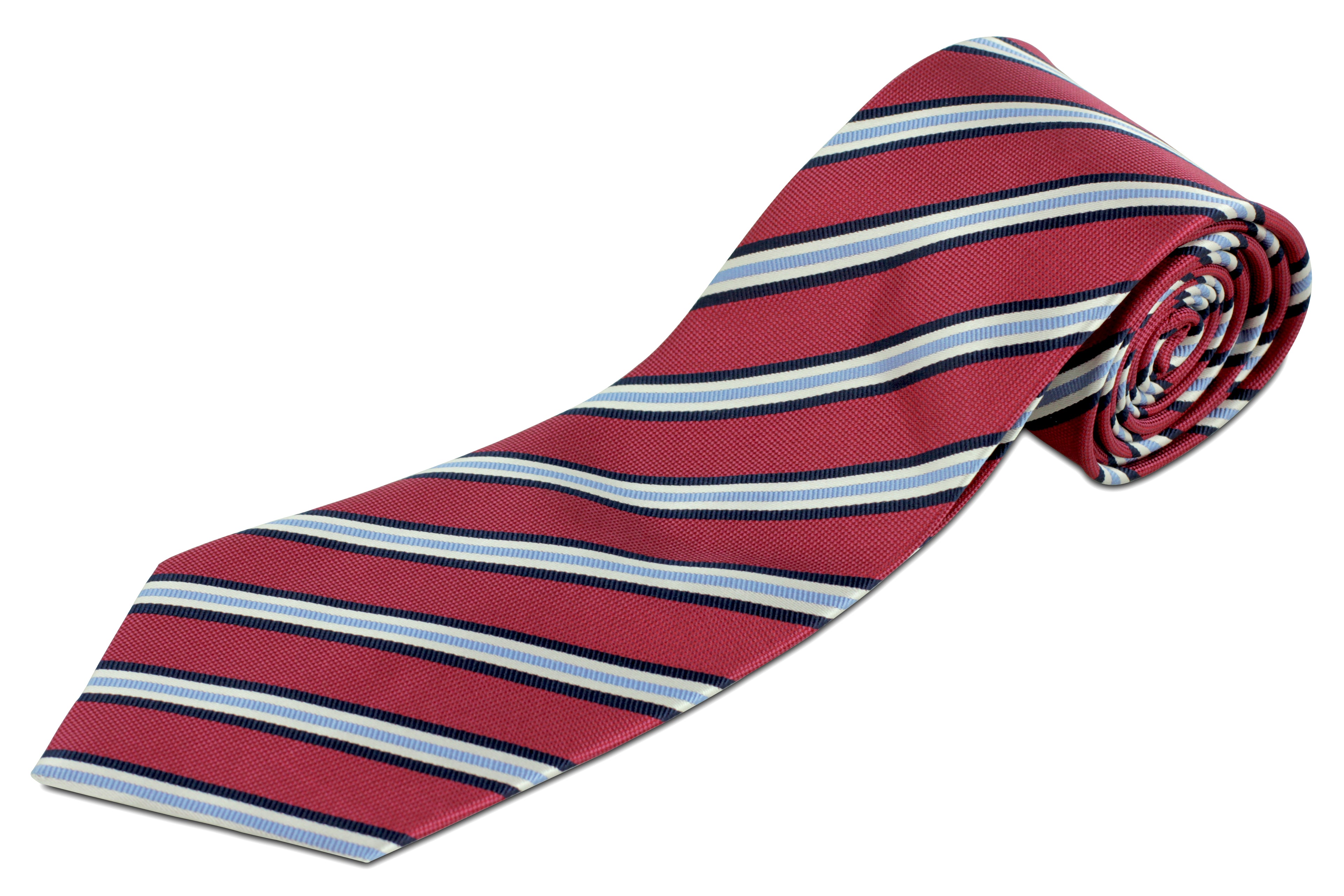 100% Silk Extra Long Striped Tie for Big and Tall Men