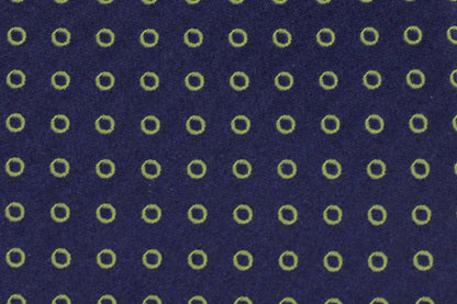 100% Silk XL Tie with Circle Pattern for Big and Tall Men