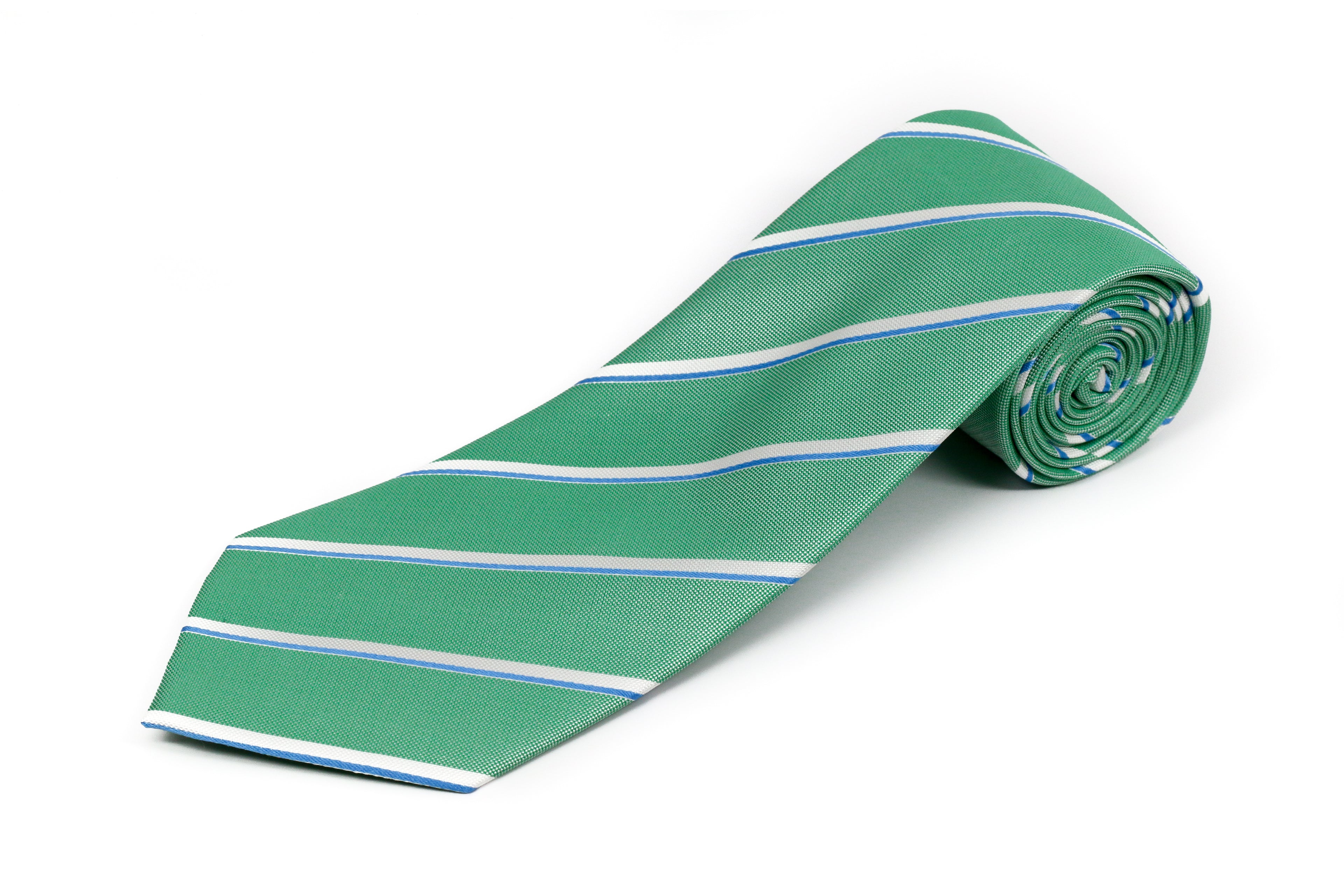 100% Silk Extra Long Pastel Striped Tie for Big and Tall Men