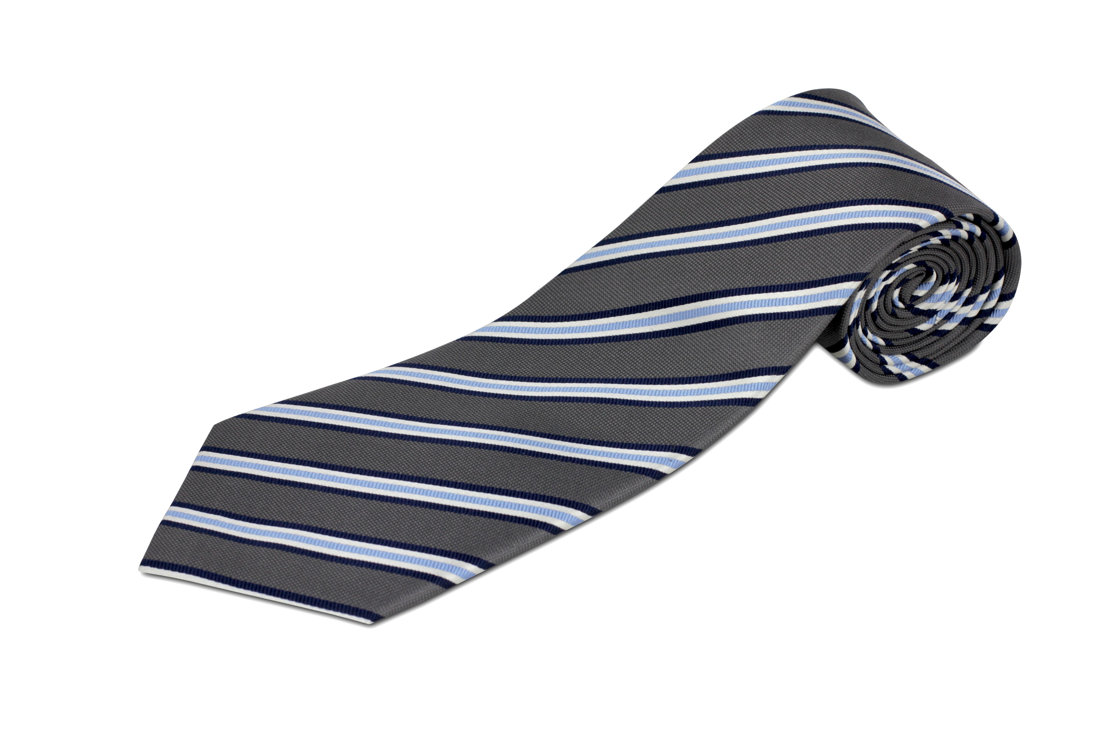 100% Silk Extra Long Striped Tie for Big and Tall Men