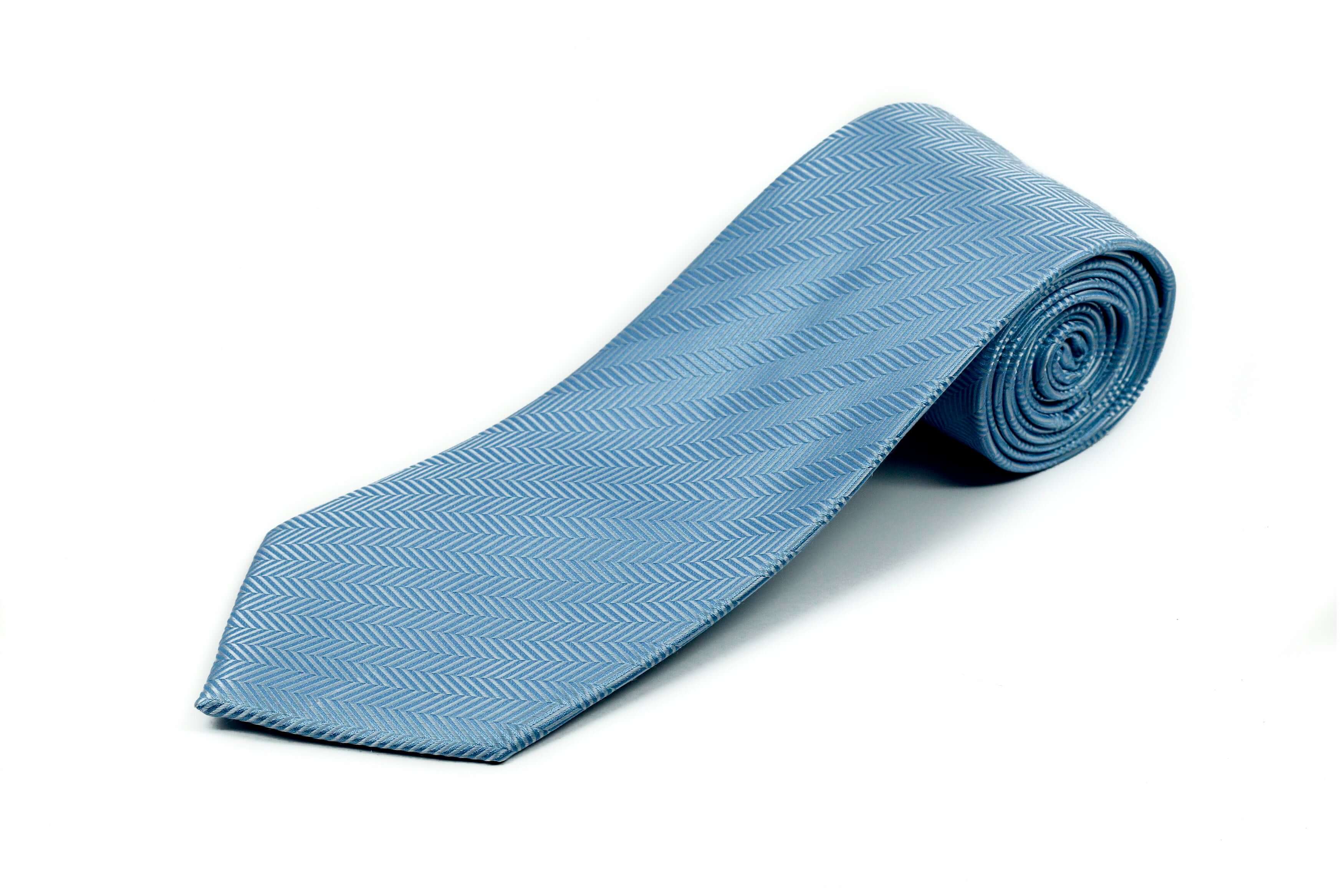 100% Silk Extra Long Solid Color Herringbone Tie for Big and Tall Men