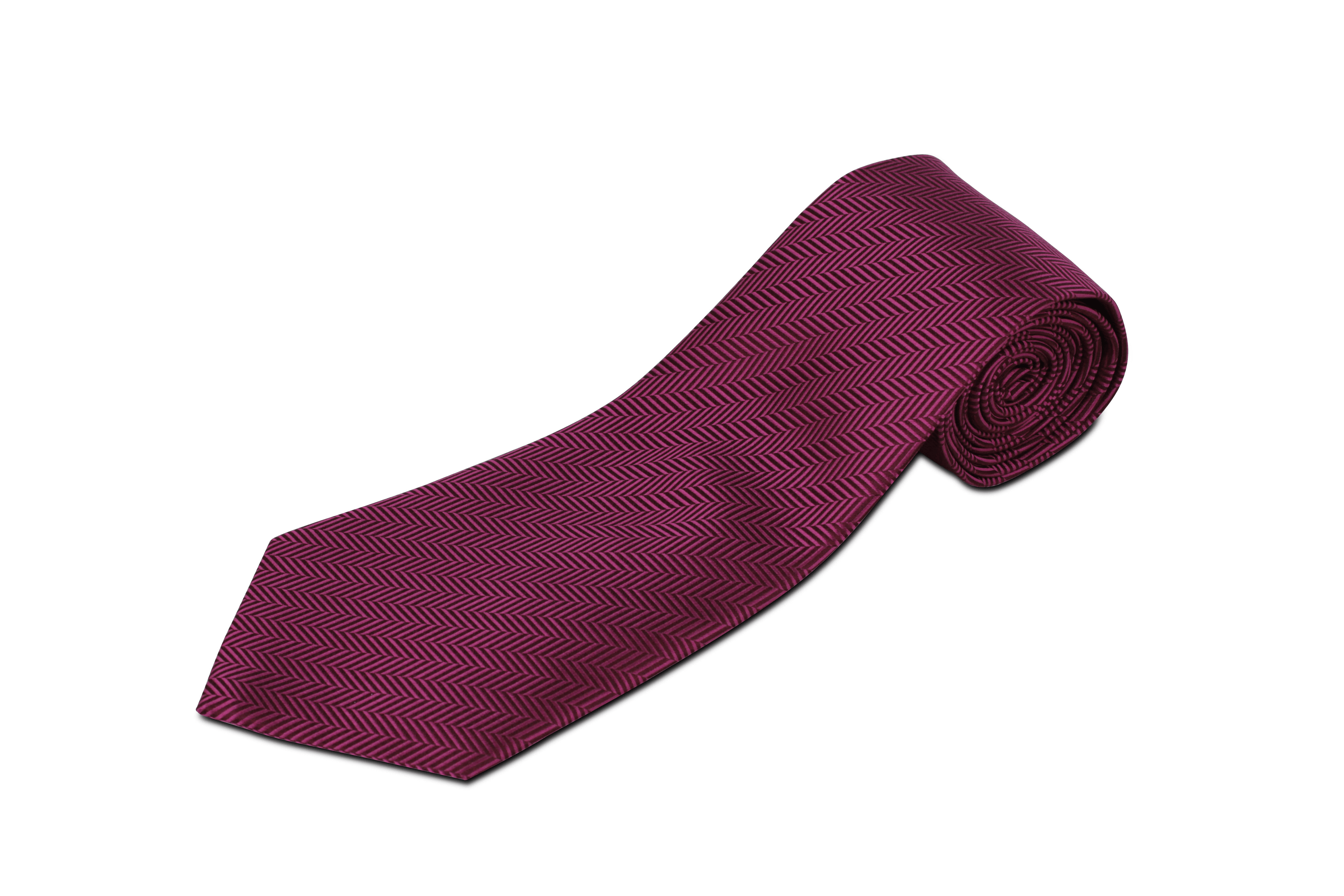 raspberry red silk xl tie