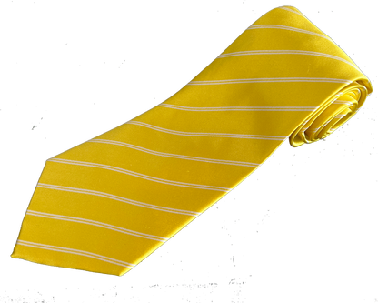 100% Silk Extra Long Tie with White Stripes for Big and Tall Men