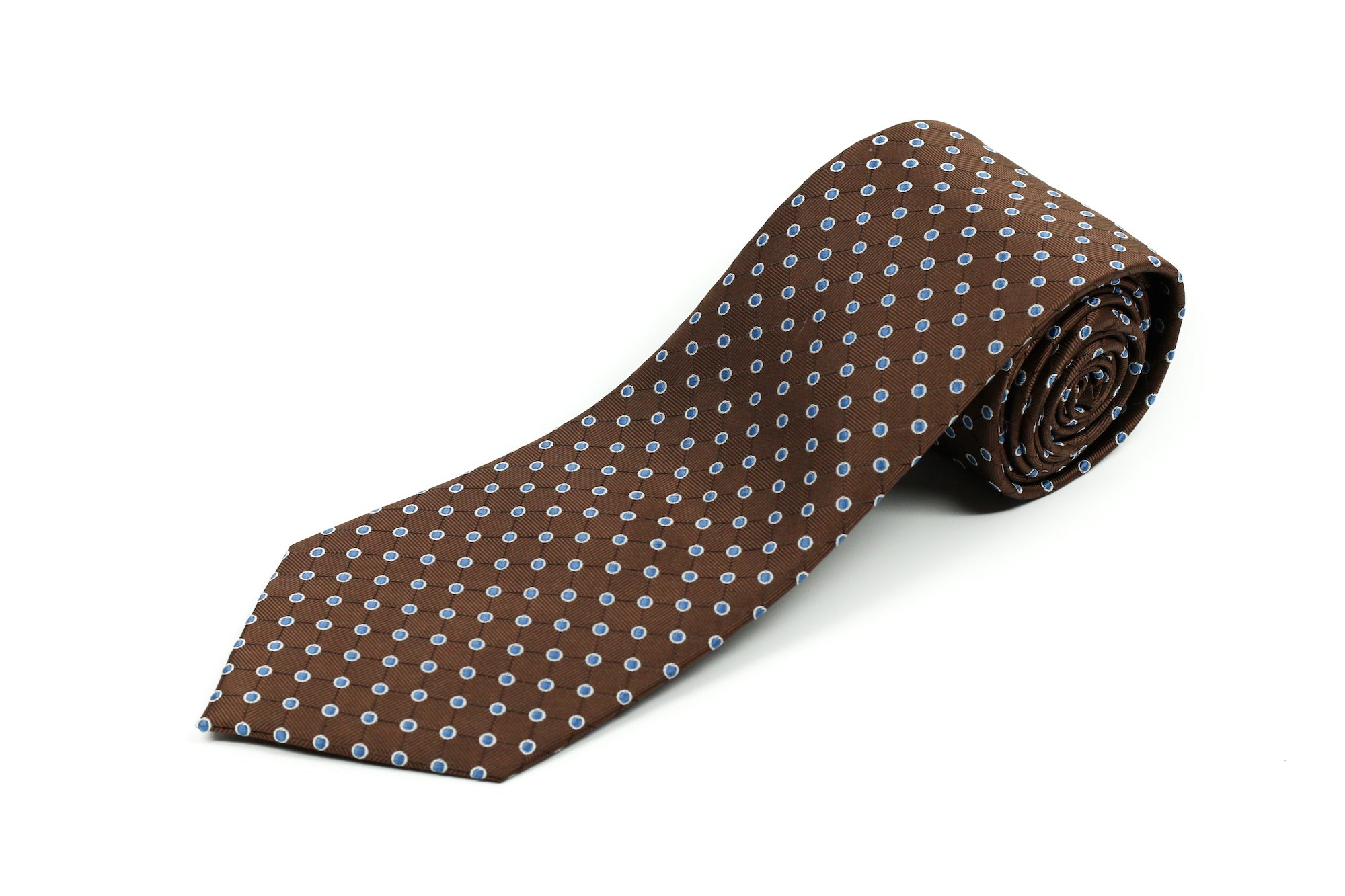 100% Silk XL Polka Dot Tie for Big and Tall Men