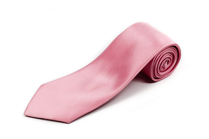 100% Silk Extra Long Solid Tie for Big and Tall Men