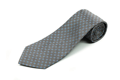 100% Silk XL Polka Dot Tie for Big and Tall Men