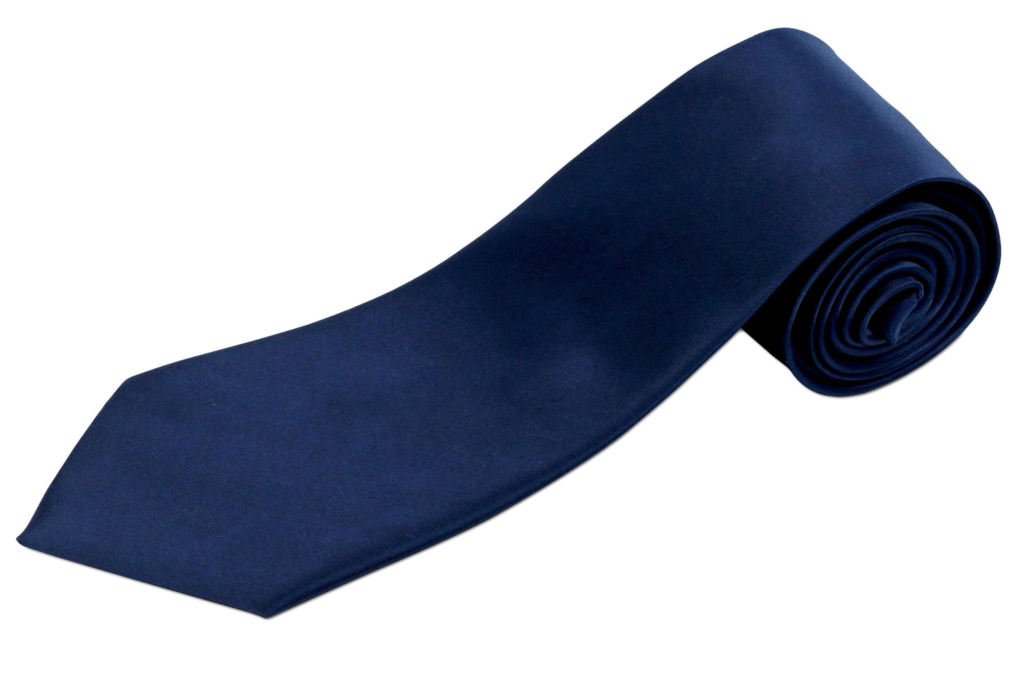 Skinny Blue Silk Necktie for Tall Men