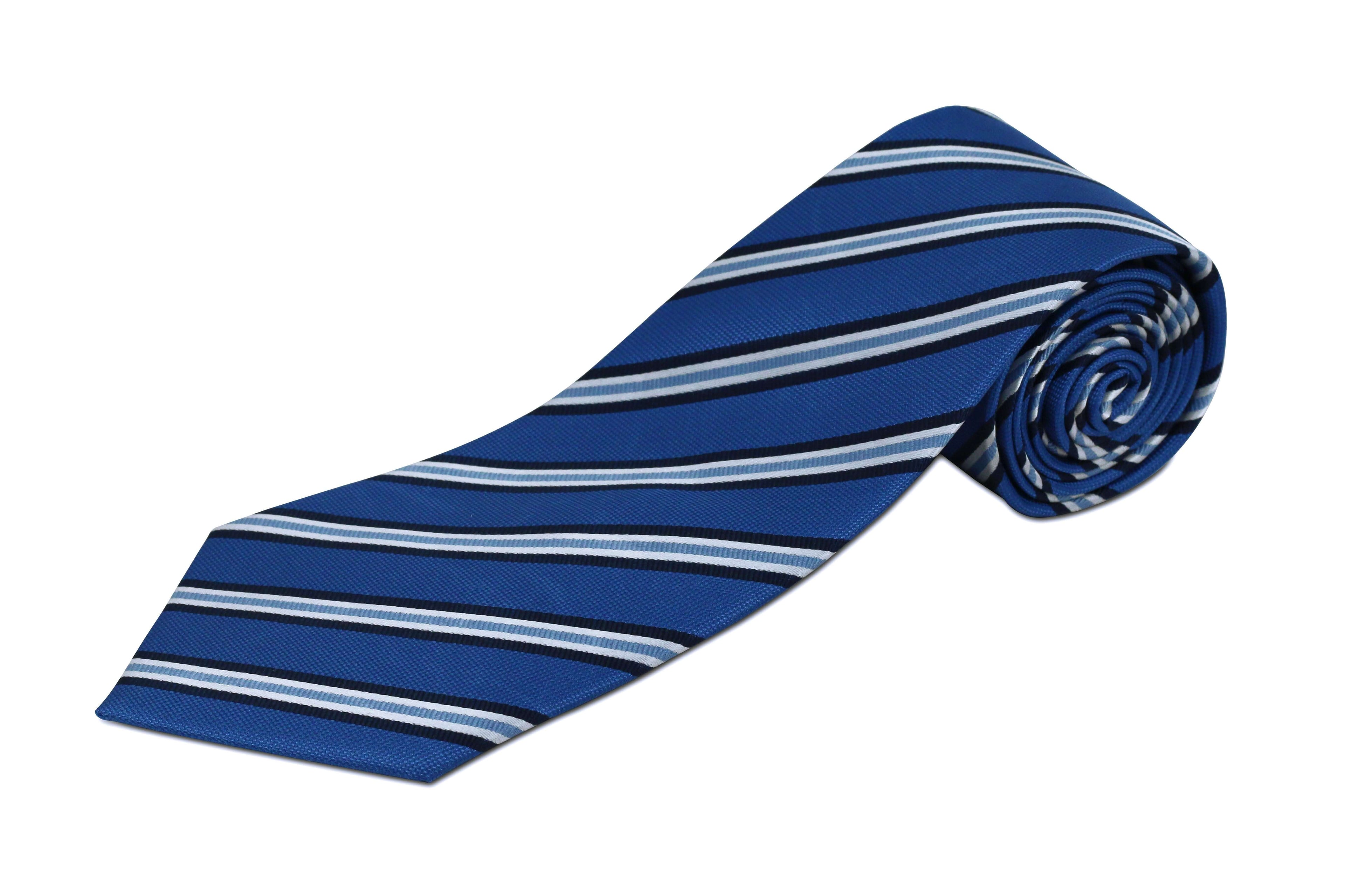 100% Silk Extra Long Striped Tie for Big and Tall Men