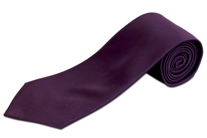 XL 63 Inch Purple Necktie for Tall Men