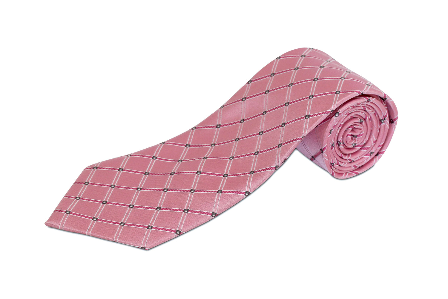 dusty blush pink necktie xl 63 inches