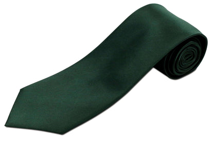 Forest Hunter Green XL 63 Inch Necktie for Tall Men