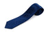 XL Skinny Narrow Navy Blue Silk Tie