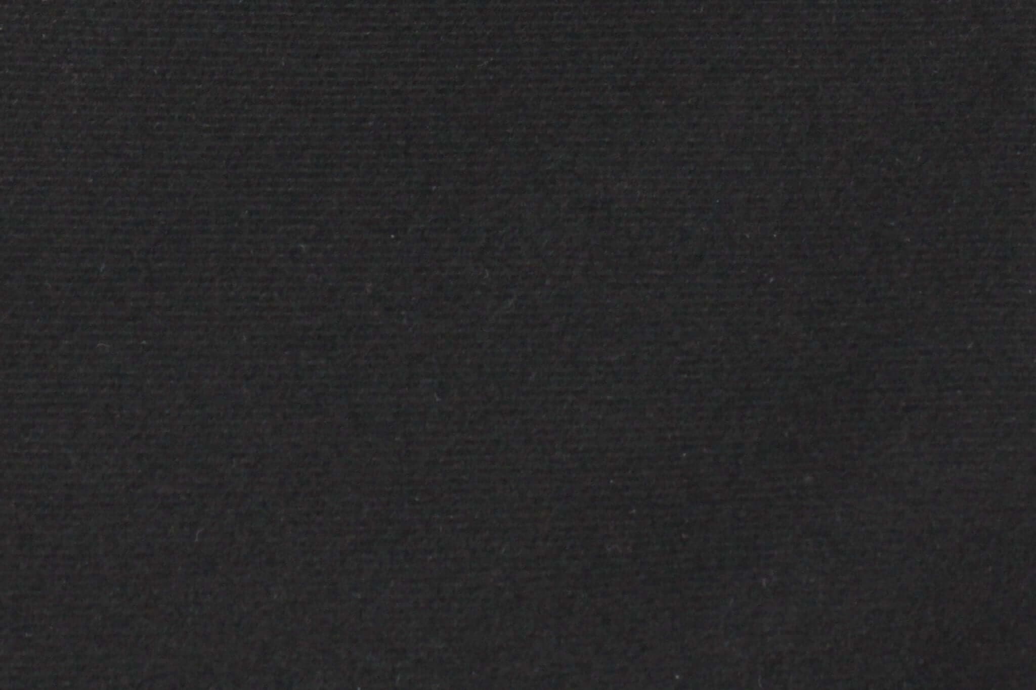 Black solid silk fabric zoom detail shot